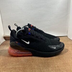 Nike Air Max 270 Men Size 9.5 Black Bright Crimson 2021 Shoes